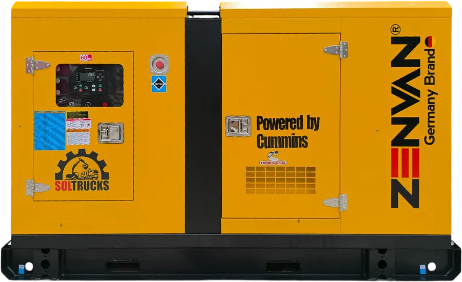Generador industrial cabinado ZENVAN con motor Cummins